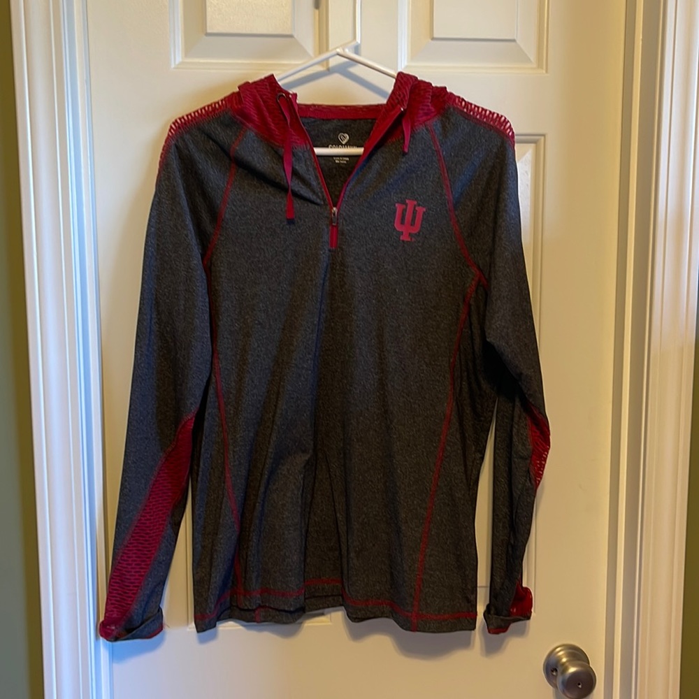 IU quarter zip hoodie